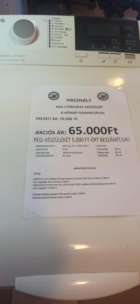 AEG LTX6G261E F7736