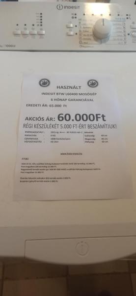 Indesit BTW L60400 F7582