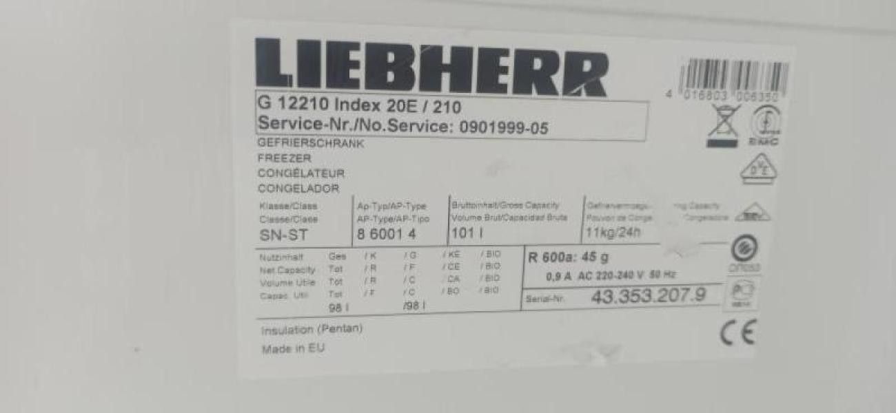 Liebherr 3 rekeszes fagyasztó F5197
