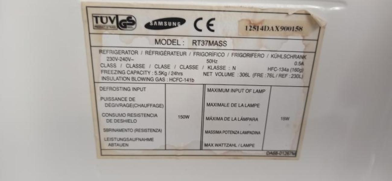 Samsung No Frost kombi hűtő F4701