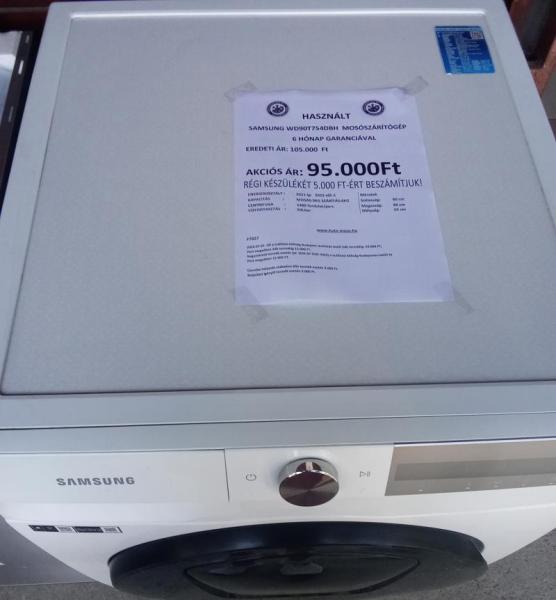 Samsung WD90T754DBH F7827
