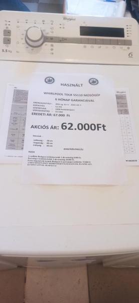 Whirlpool TDLR 55110 F6234