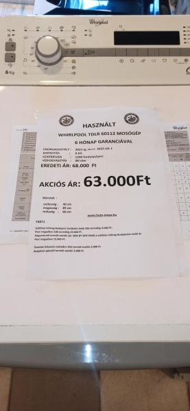 Whirlpool TDLR 60112 F6871