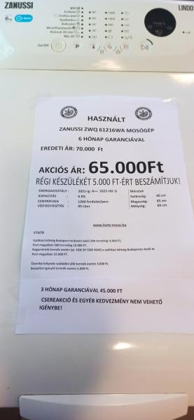 Zanussi ZWQ 61216WA F7479
